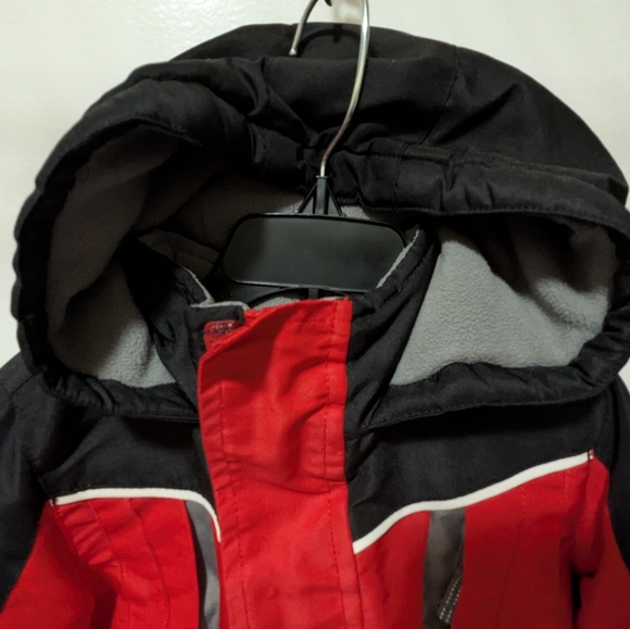 Toughskins Infant Boys 18 Month Black and Cherry Pie Snow Jacket - Picture 3 of 13